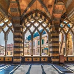 Interior view of Amalfi cathedral. Amalfi coast. Campania, Italy. Unesco world heritage site