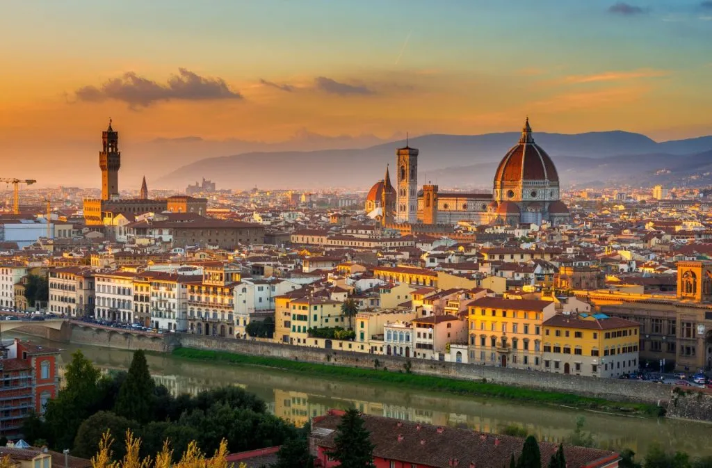 Florence sunset scaled