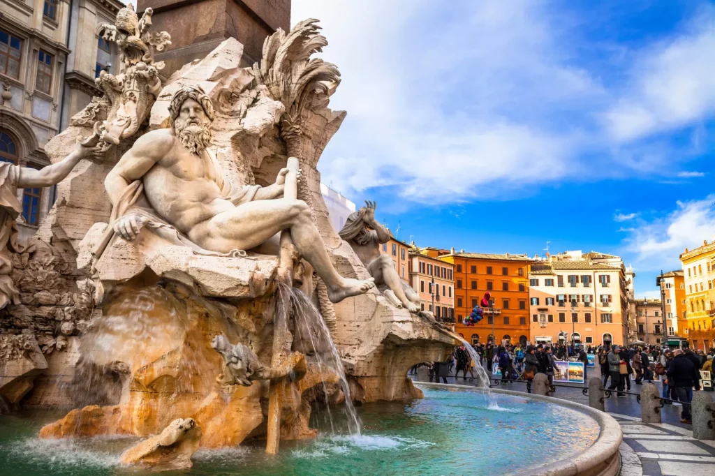 Rome   - beautiful piazza Navona