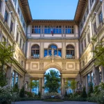 Florence, Italy - April 25, 2016. Uffizi gallery in Florence, Italy. It is one of the oldest and most famous art museums of Europe.